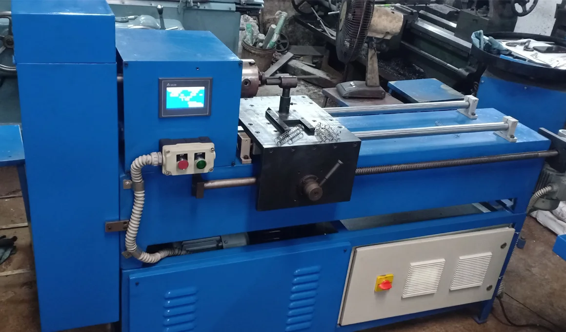 Lathe Type Coiling Machine